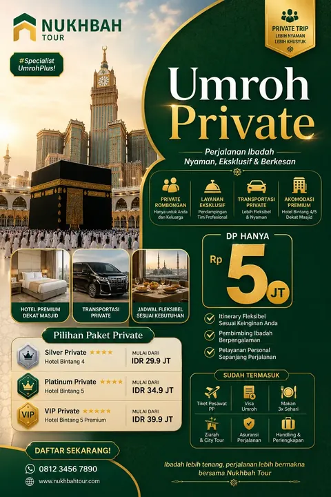 Flyer Umroh Private 12 Hari